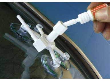 Как сделать ремонт трещин на лобовом стекле авто своими руками?